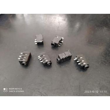 Imagem de 4x Conector Jack J2 Stereo 4 Terminais Ck4-3,5-9b-4p-1,6h