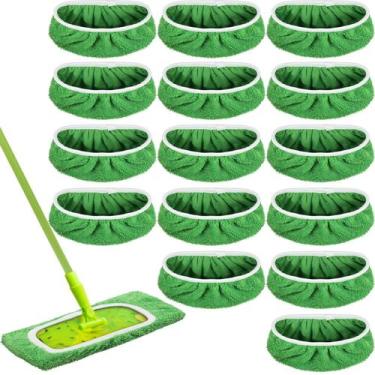 Imagem de Esfregões úmidos reutilizáveis reabastecem 16 pacotes para Swiffer Swe