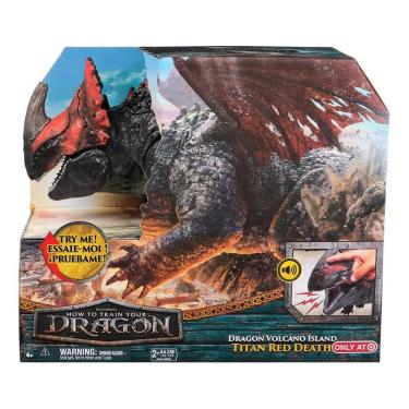 Imagem de Como Treinar Seu Dragão Boneco Titan Red Death Com Som 58cm - Sunny 4473