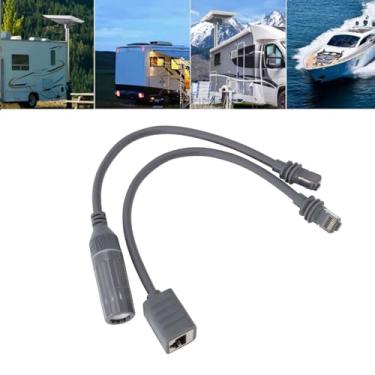 Imagem de Estabilidade Cabo Conversor RJ45 para Gen3 Retangular, Design à Prova D'água, Proteção de Aterramento Ampla Compatibilidade Com Computadores Smart TVs Consoles de Jogos Borracha