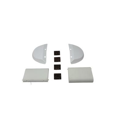 Imagem de Kit de abas de substituição para aspirador de piscina Hayward Navigator – Inclui kit de abas dianteiras e traseiras AXV434WHP, kit de 2 asas AXV604WHP e 4 sapatos de cortiça AXV413P para piscinas de