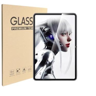 Imagem de HaOaMoEo Pacote com 2 protetores de tela para tablet RedMAGIC Nova Gaming de 10,9 polegadas, película de vidro temperado transparente HD, superfície de dureza 9H, transparência HD, resistente a