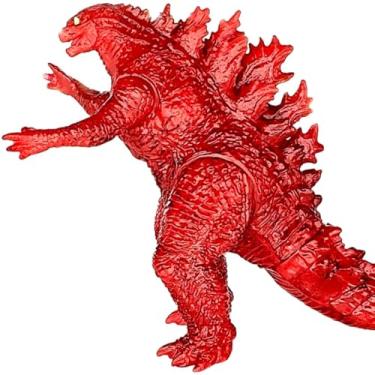 Imagem de TwCare Fire Godzilla vs. Kong 2021 Toy Burning Action Figure: Flaming King of The Monsters, Movie Series Movable Joints Soft Vinyl, Travel Bag