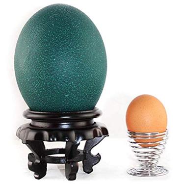 Imagem de TOPINCN Exibição de Ovo de Madeira Stand Desktop Decorative Ovo por Suporte de Sotaque Artesanato de Decoração de Prateleira Com 5 Pés Pequenos para Ornamento de Escritório Em Casa (Preto)