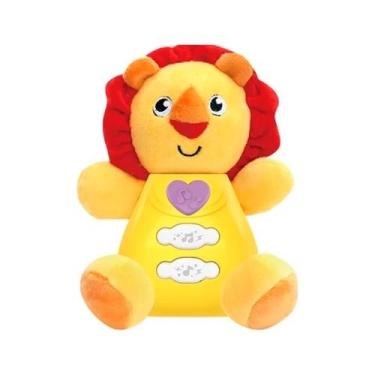 Imagem de Leãozinho de Pelucia para Acalmar com Música e Luzes Kids FM888-7 - Do