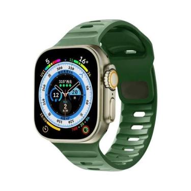 Imagem de Pulseira De Silicone Esportiva De 49mm 45mm 40mm 44mm 42mm 41mm 38mm P