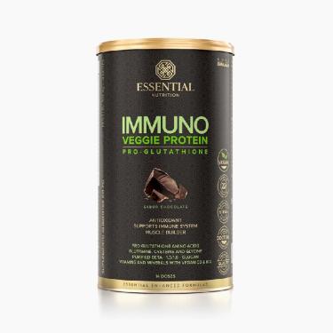 Imagem de Immuno Veggie Protein Pro-Glutathione Chocolate  Essential Nutrition 512,4g
