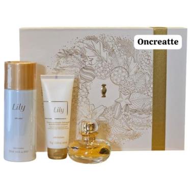 Imagem de Kit Presente Perfume Lily Eau De Parfum 30ml + Splash e Creme acetinad