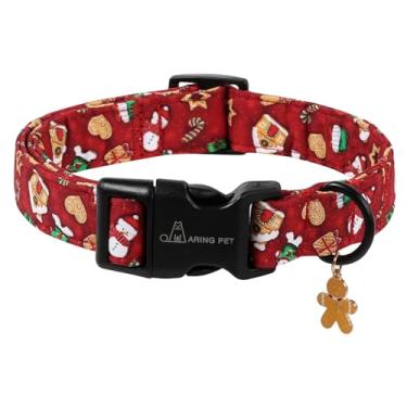Imagem de ARING PET Coleira de Natal para cachorro, fofo boneco de neve vermelho de gengibre masculino de gengibre com fivela de liberação rápida para filhotes, pequenos, médios, grandes, meninos, meninas