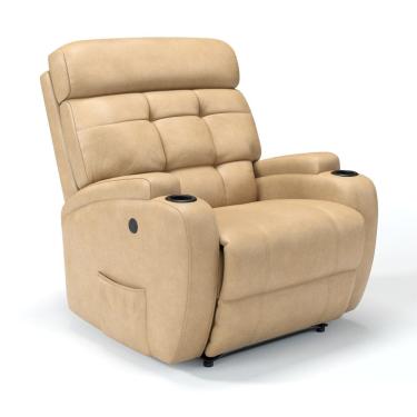 Imagem de Poltrona Do Papai Reclinável Elétrica Com Massagem Em Corino Importado