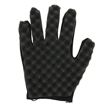 Imagem de Luva de esponja para cachos – Esponja flexível para enrolar o cabelo para bobinas afro, salão de barbeiro e estilo portátil