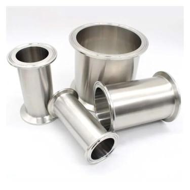 Imagem de WWECCQIJ 10.2 cm 102 mm (OD 119 mm) L = 150 mm Spool Tubo Ferrule SS304 Acessórios para tubos de aço inoxidável