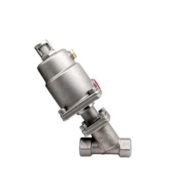 Imagem de Válvula de assento pneumática de aço inoxidável 304 de 1/5.1 cm, 16 bar para vapor, gasóleo, normalmente fechada (ação única)