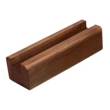 Imagem de Generic Suporte para espelho de corpo inteiro, suporte para obras de arte antiderrapante, de madeira para exposição, para espelho para loja, escritório, Style B