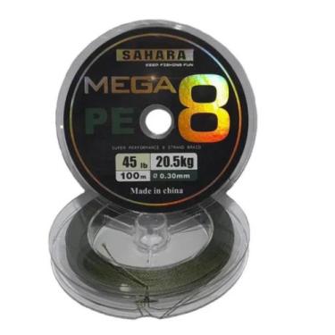 Imagem de linha Multifilamento  Mega x8 Sahara 0,30mm 45lbs/20.5kg 100m