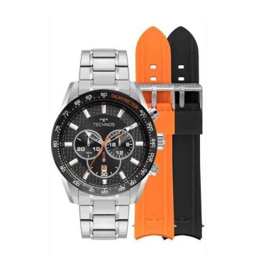 Imagem de Relógio Prata Masculino Technos Ts Carbon Js25Bbc/T1P