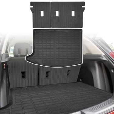 Imagem de ZQULOYO Forro de carga Tapete de encosto para Buick Encore GX AWD Acessórios 2020-2025 com gancho e laço Tapete traseiro para porta-malas protetor de capa traseira para todos os climas antiderrapante