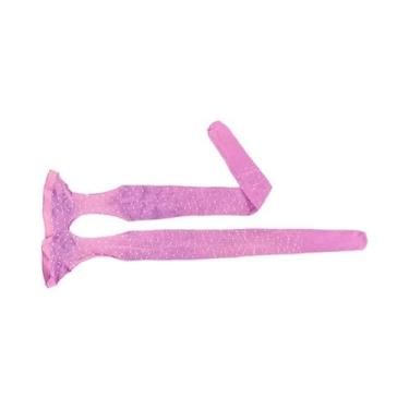 Imagem de Meia Calça plus Size Com Glitter E Rede, Abertura Na Parte Íntima, Bri