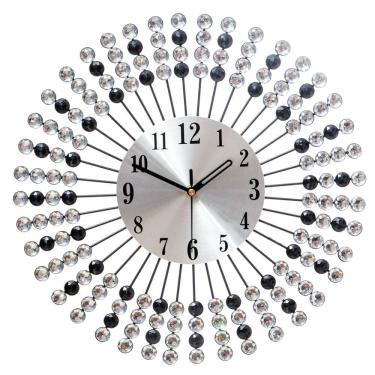 Imagem de Relógio de parede Creative Metal Modern Design 38x38cm preto