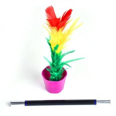 Imagem de 2PCS Appearing Flower Tricks - A Bouquet Appears from Thin Air Magic Stick to Flower Easy Magic Trick Toys Show Performance Prop Funny Toys - styleB