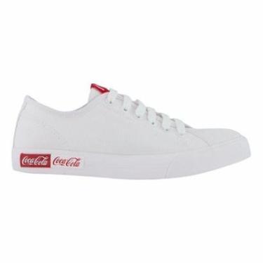 Imagem de Tênis Casual Feminino Coca-Cola CC2186 Blend Basic Branco-Feminino