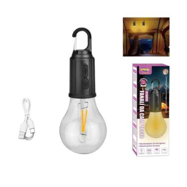 Imagem de Lâmpada Luminária Em Led Recarregável Ideal Para Acampamento, Barraca,