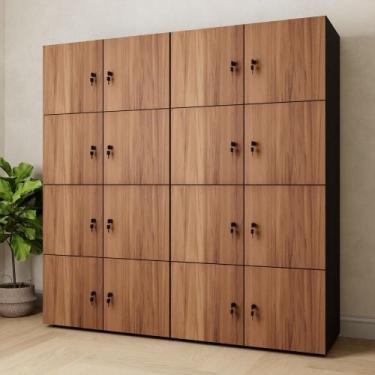 Imagem de Armário Organizador Locker 16 Portas c/ Chave F5 Office - F5 Office G,