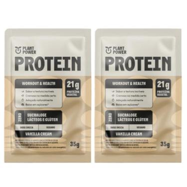 Imagem de 2x Sache Proteína Vegana Baunilha Plant Power 35g