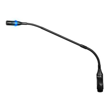 Imagem de Lyco Microfone de Conferência Gooseneck Profissional GS-48 48cm, Microfone de Mesa, Alta Fidelidade de Áudio, Flexível, Ideal para Reuniões, Conferências, Captação Clara, Base Estável, Preto