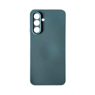 Imagem de Capinha Aveludada Para Samsung M36 - Capa Silicone Premium (Verde-Militar)