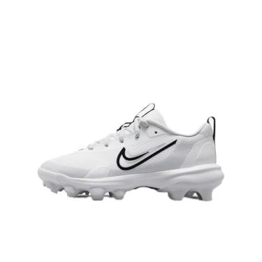 Imagem de Nike Chuteira de beisebol Force Trout 9 Pro MCS para crianças grandes (FZ0916-102, branco/platina pura/preto), Branco/platina pura/preto, 15