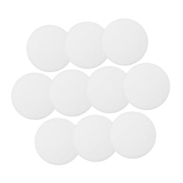 Imagem de TOPPERFUN Pacote com 10 capas de luz de LED difusor de luz de teto, antirreflexo, iluminação suave, redonda, 8,5 cm, plástico adequado para holofotes