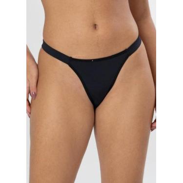 Imagem de Calcinha Biquíni Fio Duplo - Gimara, M, Preto