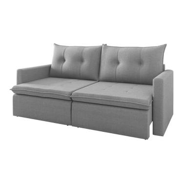 Imagem de Sofá Taiwan 204cm - Cinza Escuro