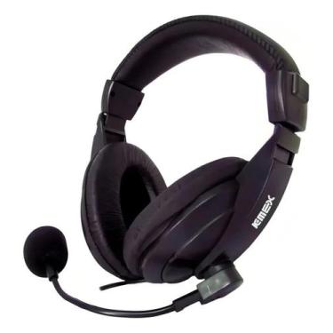 Imagem de Fone+mic headset office conector p3 k-mex ars-7600