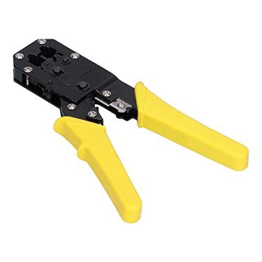 Imagem de Alicate de crimpagem Ferramenta profissional de crimpagem de cabos de rede de aço de alto carbono com portas 6P 8P para conectores de cabo Ethernet e manutenção de fiação