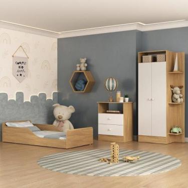 Imagem de Quarto Infantil Completo com Minicama Montessoriana para Colchão 150x7