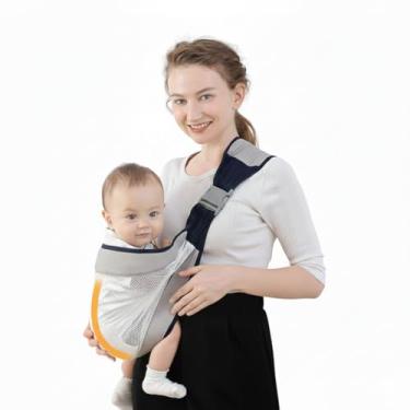 Imagem de Sling Canguru Carregador De Bebe Ajustável (preto)