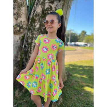 Imagem de Vestido Hello Kitty Flores Momi-Feminino