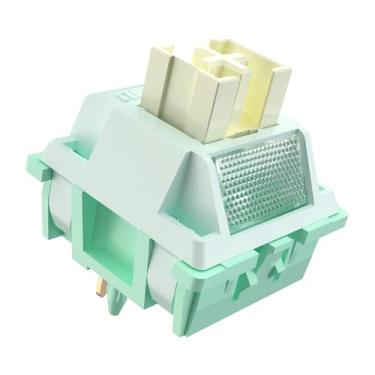 Imagem de Interruptor deslizante Outemu Pomelo V3 Pro, interruptor tátil silencioso pré-lubrificado à prova de poeira de 3 pinos, adequado para teclados mecânicos MX para jogos (45 peças)