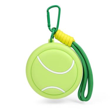 Imagem de Woyinger Bolsa esportiva de silicone adequada para estojo de carregamento de AirPods, bolsa de fone de ouvido para acessórios com gerenciamento de cabos, capa de fone de ouvido e bolsa de moedas para