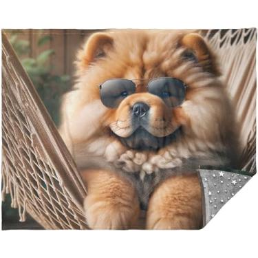 Imagem de Manta macia de cachorro Chow Chow Chow para sofá adolescente para homens e mulheres 177,8 cm x 139,7 cm