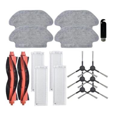 Imagem de Accessories Compatible With Karcher RCV 3 Robot Vacuum Cleaner Spare Parts Roller Side Brush Hepa Filter Mop Cloth Tool Brushes Replacement(Set10)