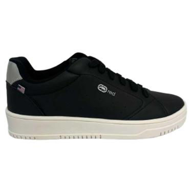 Imagem de Tênis Ecko Sintétcio/Sola Pvc Feminino - Preto e Prata Preto-prata 39-Feminino