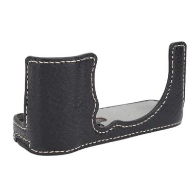 Imagem de GLOGLOW Estojo para Dispositivo Eletrônico Portátil Estojo para Câmera para X-M5, PVA Meia Capa Protetora de Couro de Nylon, Preto, Alça de Ombro Ajustável, Design de Acesso Total para X-M5, PVA