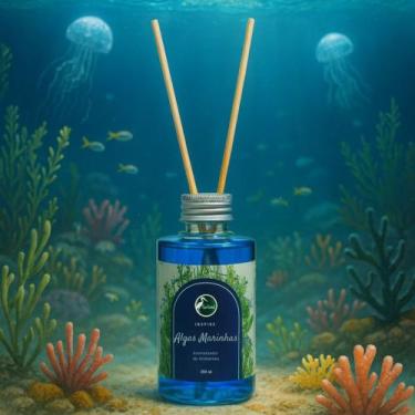 Imagem de Difusor De Aromas Ambiente Vareta Pantanal Aromas 200ml, Algas Marinha