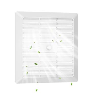 Imagem de G686N Capa de ventilador de substituição para ventilador Nu-Tone 686 compatível com Bro-an Nut-one Tampa da grade do exaustor de banheiro 24 cm × 22 cm L × 1,3 cm com parafuso de transporte de 1/4