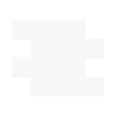 Imagem de Papel De Parede Vinílico Grande Autoadesivo Com Efeito Tijolo, 10 Folh