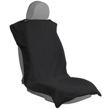 Imagem de LoyaGour Capas de toalha de assento de carro protetor de assentos dianteiros para academia e treino, capa de suor de assento de motorista lavável automotivo para cães, compatível com Tesla Model Y