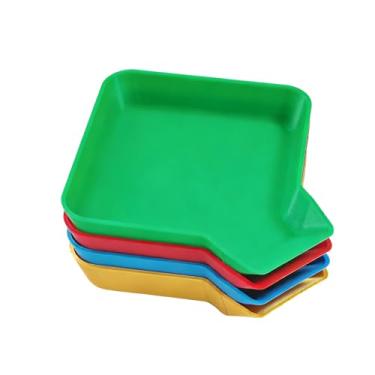 Imagem de LuckyVin Conjunto organizador de jogos de 4 peças - Bandejas multicoloridas de fichas e fichas para jogos de tabuleiro, pôquer, noites de cartas, suprimentos de festa de cassino (4)